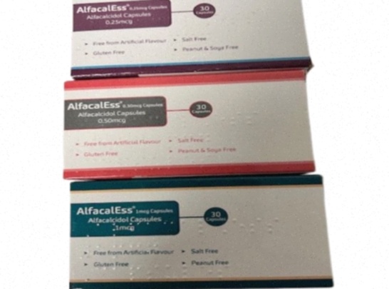 Boîte de gélules d'alfacalcidol