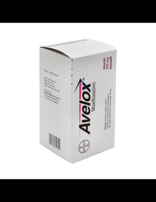 Boîte de comprimés Avelox