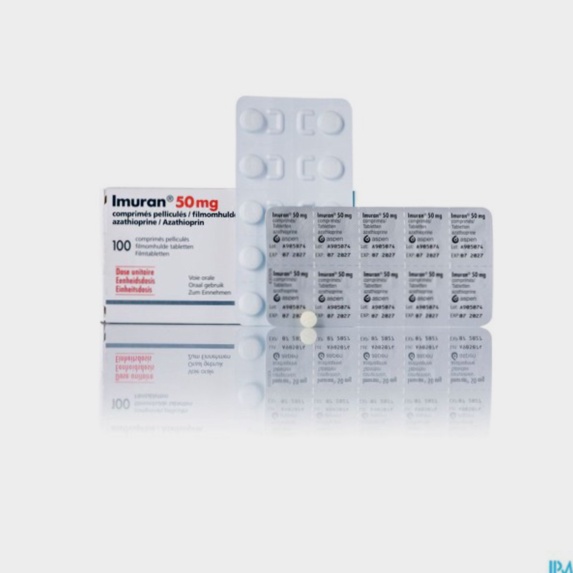 Azathioprine en ligne – Illustration de comprimés d’Azathioprine