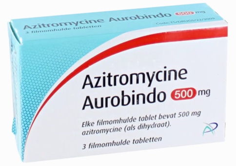 Azithromycin - comprimés et boîte générique