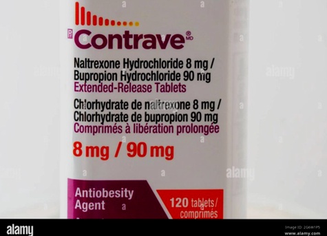 Acheter Contrave - illustration de pilules et balance