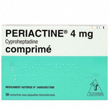 Cyproheptadine - Illustration du comprimé générique