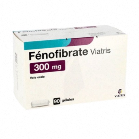 Boîte de Fenofibrate - Illustration du médicament