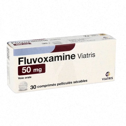 Boîte de Fluvoxamine - Illustration médicament