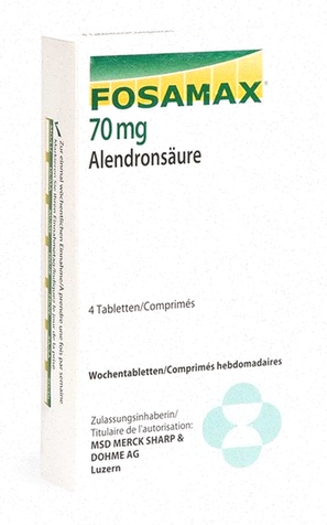 Fosamax : comprimés et emballage