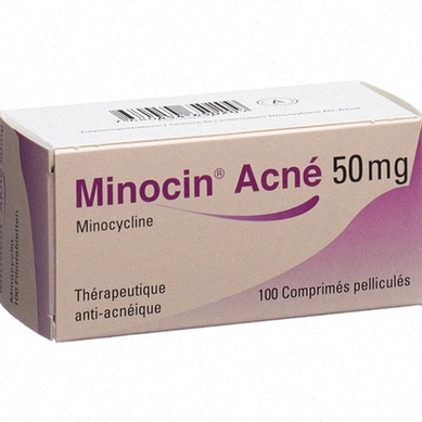 Boîte de Minomycin et ordonnance