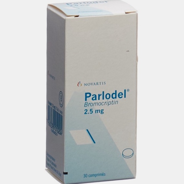Acheter Parlodel en ligne - Illustration d’un flacon de comprimés