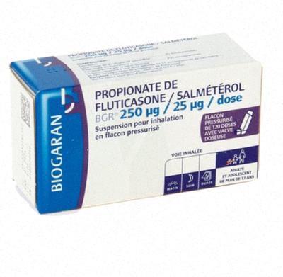 Acheter Salmeterol - Illustration du dispositif d’inhalation