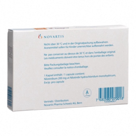 Achat Tasigna - Illustration d'une boîte de Tasigna