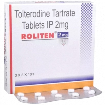 Tolterodine : conditionnement et blister