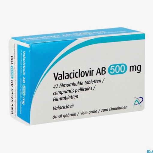 Boîte de Valacyclovir générique Illustration