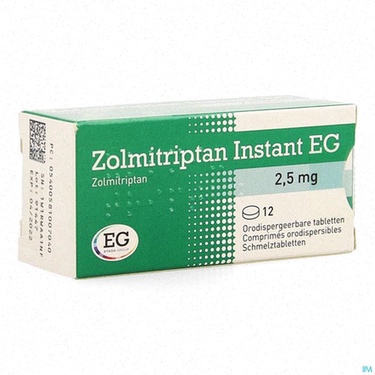 Zolmitriptan : comprimés et tête migraineuse