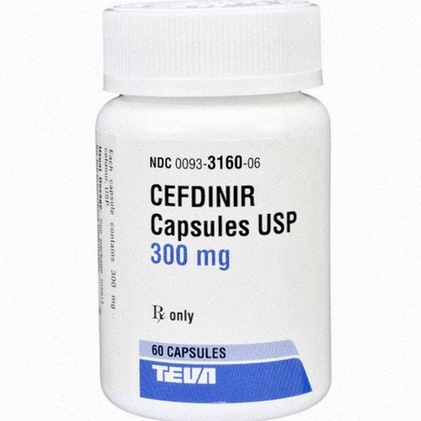 Acheter Cefdinir - Illustration d'ampoules de Cefdinir et boîtes génériques