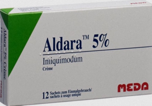 Tube de crème Imiquimod et blister