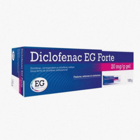 Boîte de Diclofenac et comprimés