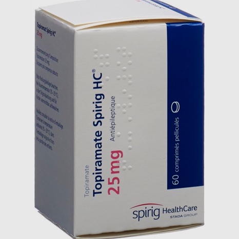 Acheter Topiramate - comprimés sur fond bleu